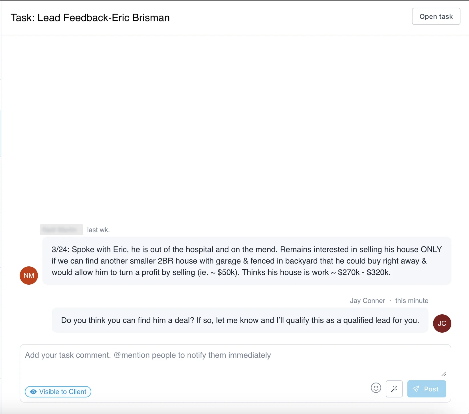 Portal Client Feedback 2